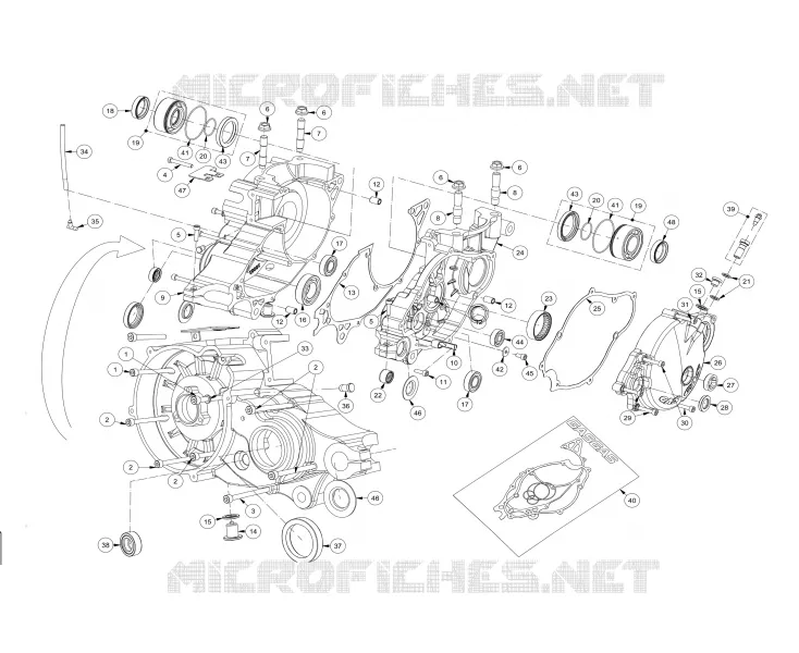 CARTERS MOTOR / JOGO DE JUNTAS