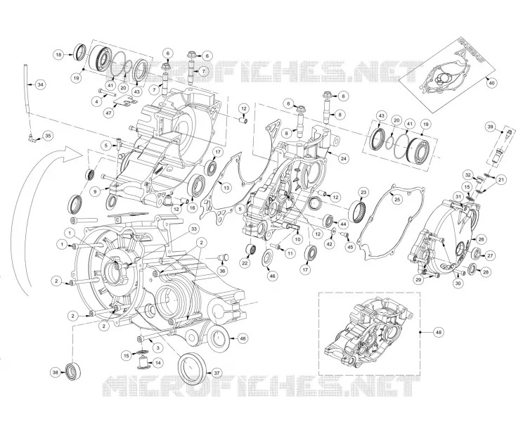 CARTERS MOTOR / JOGO DE JUNTAS