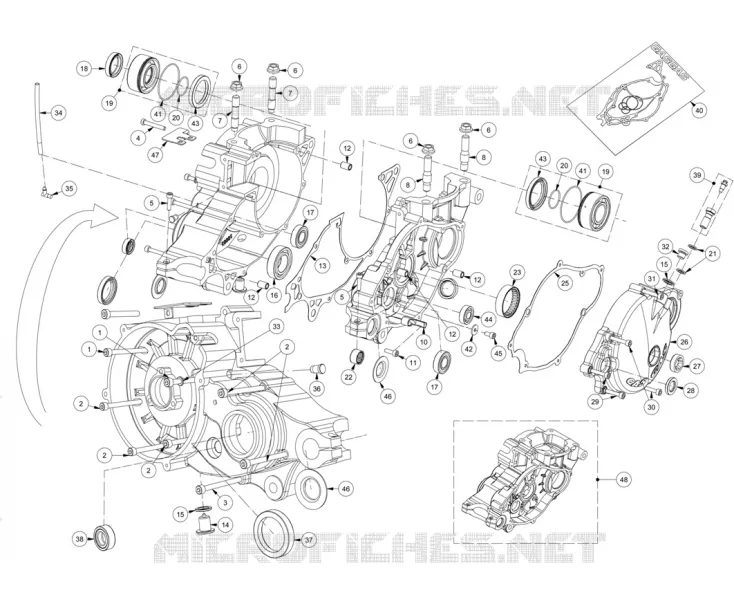 CARTERS MOTOR / JOGO DE JUNTAS