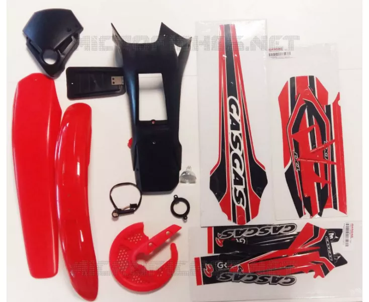 KIT PLASTICO VERMELHO TXT PRO 2002-2010