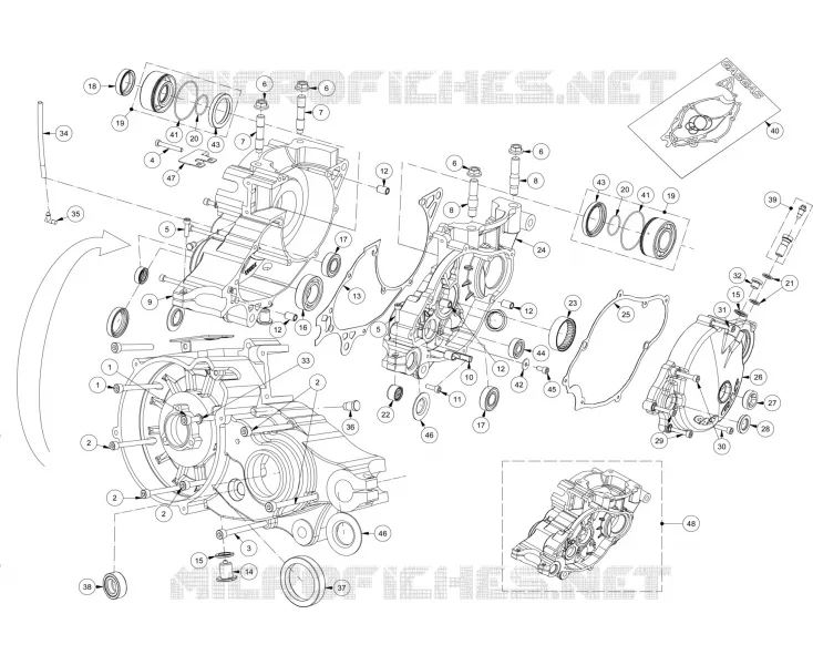 CARTERS MOTOR / JOGO DE JUNTAS