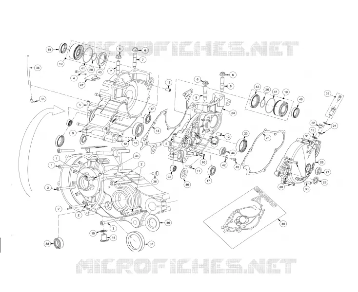 CARTERS MOTOR / JOGO DE JUNTAS