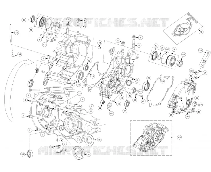 CARTERS MOTOR / JOGO DE JUNTAS