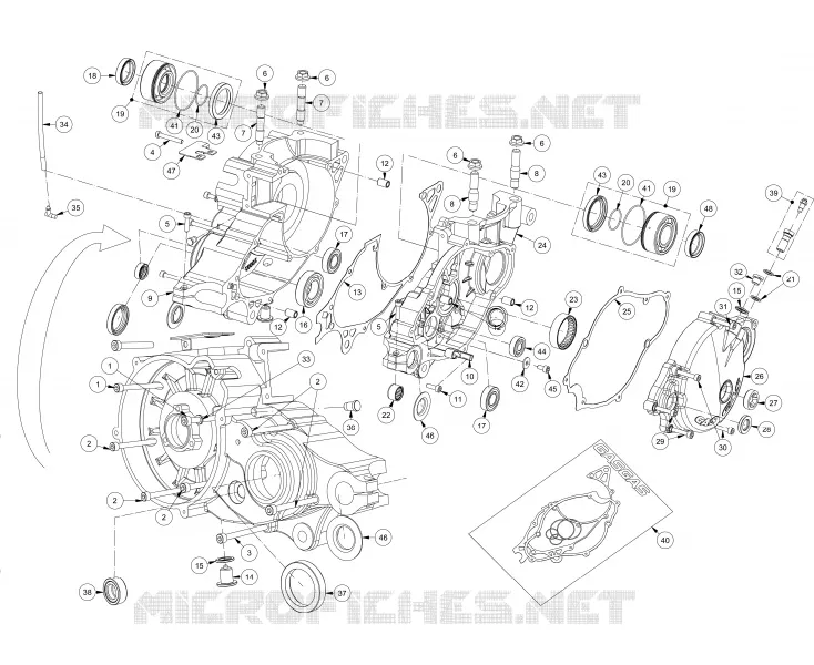 CARTERS MOTOR / JOGO DE JUNTAS